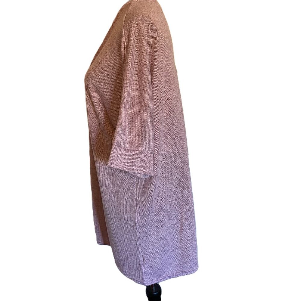 Torrid SZ 2-18/20 Mauve Purple Open-Front Dolman Sleeve Cardigan - Picture 9 of 14